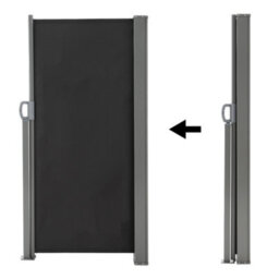 Living And Home Grey Outdoor Garden Retractable Sun Protection Sunshade Privacy Screen Side Awning 300 X 180 Cm - thumbnail 8