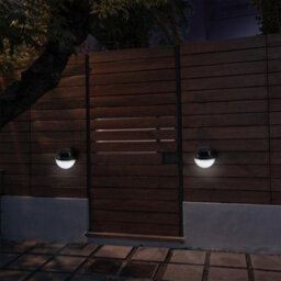4 X Mini Solar Powered Wall & Fence Led Lights - Outdoor Garden Spotlights For Patio, Decking, Sheds - thumbnail 8