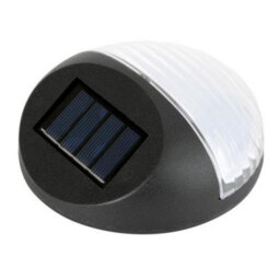 4 X Mini Solar Powered Wall & Fence Led Lights - Outdoor Garden Spotlights For Patio, Decking, Sheds - thumbnail 4
