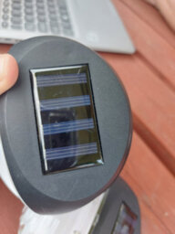 4 X Mini Solar Powered Wall & Fence Led Lights - Outdoor Garden Spotlights For Patio, Decking, Sheds - thumbnail 3