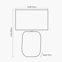 Pacific Lifestyle Natural Plaited Tall Water Hyacinth Table Lamp - thumbnail 2