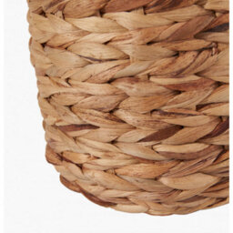 Pacific Lifestyle Natural Plaited Tall Water Hyacinth Table Lamp - thumbnail 6