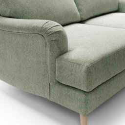 Abakus Direct Harper 3 Seater In Pickle Green - thumbnail 8