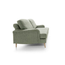 Abakus Direct Harper 3 Seater In Pickle Green - thumbnail 3