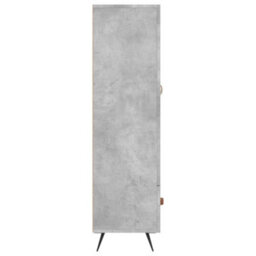 Berkfield Highboard Concrete Grey 69.5X31X115 Cm Engineered Wood - thumbnail 7