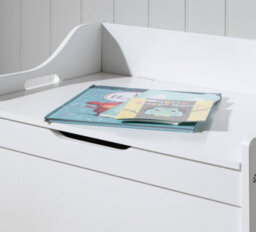 Nöa & Nani Noa & Nani Toy Box Storage Organiser In Classic White Lola - thumbnail 3