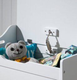 Nöa & Nani Noa & Nani Toy Box Storage Organiser In Classic White Lola - thumbnail 2