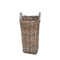 Dibor Traditional Natural Medium Rattan Umbrella Stand Basket H55 X W25Cm - thumbnail 2