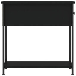 Berkfield Bedside Cabinet Black 30X60X60 Cm Engineered Wood - thumbnail 7