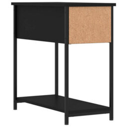 Berkfield Bedside Cabinet Black 30X60X60 Cm Engineered Wood - thumbnail 8