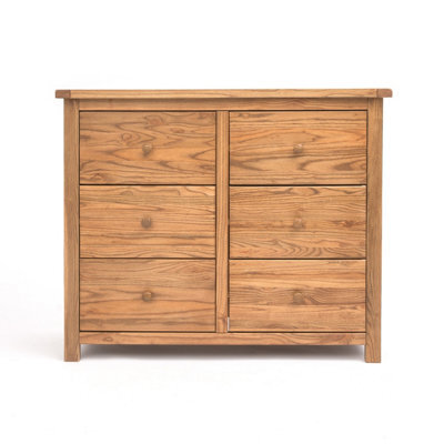 Cabinet Bits Trivento 6 Drawer Chest Of Drawers Wood Knob - image 1