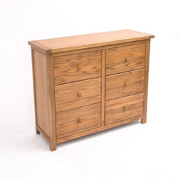 Cabinet Bits Trivento 6 Drawer Chest Of Drawers Wood Knob - thumbnail 3