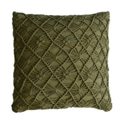 Wyld Haus Amalfi Set Of 2 Handwoven Green Cushion Covers 450 X 450 mm - thumbnail 2
