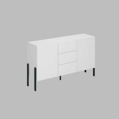 Arte Sleek Yukon 43 Sideboard Cabinet 1540mm In White - Contemporary Storage Unit H900mm D400mm - image 1