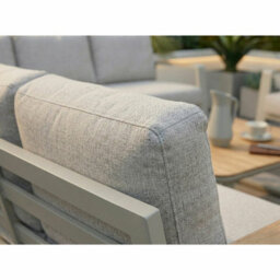 Xample Norfolk Thornbury 4 Piece Garden Seating Set - 3 Seater Sofa, 2 Armchairs & Coffee Table, Aluminium Frame, Olefin Cushions - thumbnail 2