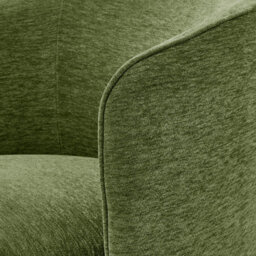 Furniturebox Liode Green Fabric Round Swivel Accent Chair - Bedroom Chair, Vanity Chair, Green Chair, Swivel Chair - thumbnail 6