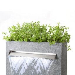 Primrose Cascata Delle Granite Touch Waterfall Planter Water Feature Fountain With Lights H89Cm - thumbnail 6