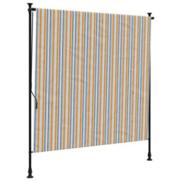 Walplus Outdoor Roller Blind Yellow And White 200X270 Cm Fabric&steel - thumbnail 2