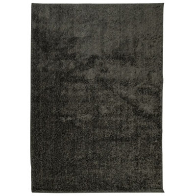 Berkfield Modern Rug Istan High Pile Shiny Look Anthracite 140X200 Cm