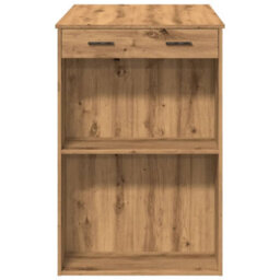 Berkfield Bar Table Artisian Oak 102X70X103.5 Cm Engineered Wood - thumbnail 6