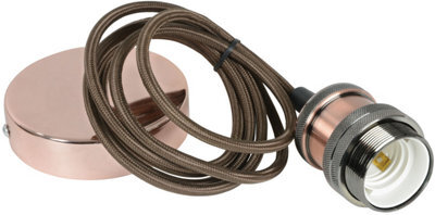 Netagon Modern Retro Vintage Industrial Pendant Ceiling Light Lamp - Antique Copper - image 1