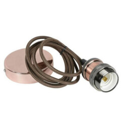 Netagon Modern Retro Vintage Industrial Pendant Ceiling Light Lamp - Antique Copper - thumbnail 2