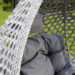 Oakley Swing Egg Pod Chair - Dark Grey - thumbnail 7