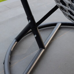 Oakley Swing Egg Pod Chair - Dark Grey - thumbnail 9