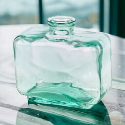 Urbn-Living Urbnliving 3.7L Recycled Heavy Decorative Glass Vase Flower Wide Holder Centrepiece Display - thumbnail 1