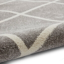 Grey Cream Modern Geometric Easy To Clean Rug For Dining Room-160Cm X 220Cm - thumbnail 7