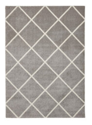 Grey Cream Modern Geometric Easy To Clean Rug For Dining Room-160Cm X 220Cm - thumbnail 9