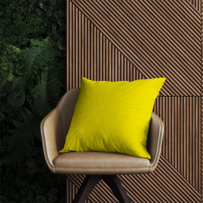 Warren Reed Designer Sunshine Yellow Outdoor Cushion 60Cm X 60Cm