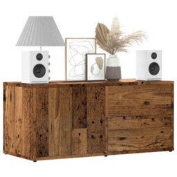 Walplus Tv Cabinet Old Wood 80X34X35.5 Cm Engineered Wood - thumbnail 1