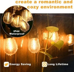 Robertscotts 15M / 49Ft Elite Festoon String Lights Heavy Duty Led Waterproof Outdoor Warm White - thumbnail 4