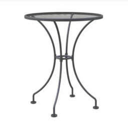 Pacific Lifestyle Savoy Grey Metal Mesh Bistro Set  For 2 Patio Table And Chairs - thumbnail 5