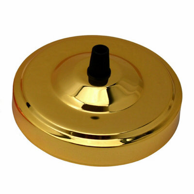 Single Outlet Ceiling Rose Light Fitting 108mm Metal Round Cover Plate With Accessories For Pendant Lights And Wall Lamp - image 1