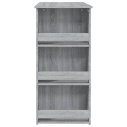 Vidaxl Bar Table With Storage Rack Grey Sonoma 102X50X103.5Cm Engineered Wood - thumbnail 6