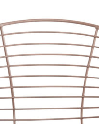Beliani Set Of 2 Dining Chairs Hoback Metal Beige - thumbnail 9