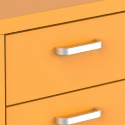 Flexispot Five Drawers Movable Under-Desk File Cabinet Orange - thumbnail 6