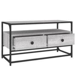 Berkfield Durable Tv Cabinet Grey Sonoma 80X35X45 Cm Engineered Wood - thumbnail 5
