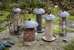 Peckish Secret Garden Nyjer Seed Bird Feeder 14 X 14 X 25 Cm Hanging Feeder For Finches Goldfinches And Small Garden Birds - thumbnail 3