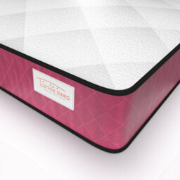 Bedz Online Twinkle Sleep Kids Coil Mattress, Medium Firm, Pink Side, 5Ft King (200X150 Cm)