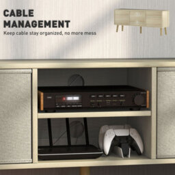 Wyld Haus Lepa Yoha 110Cm Natural Wood Tv Storage Cabinet With Removable Fabric Drawers, Fits Up To 50 Inch Tvs - thumbnail 6