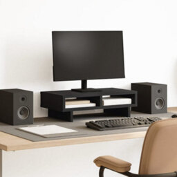 Walplus Monitor Stand Black 50X27X15 Cm Engineered Wood - thumbnail 1