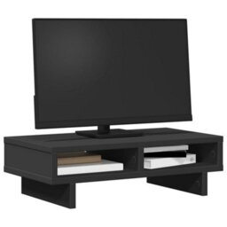 Walplus Monitor Stand Black 50X27X15 Cm Engineered Wood - thumbnail 3