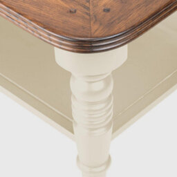 Statement Furniture Queensbury Coffee Table With Oak Top In Cotswold Cream - thumbnail 5