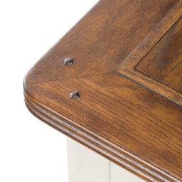 Statement Furniture Queensbury Coffee Table With Oak Top In Cotswold Cream - thumbnail 8