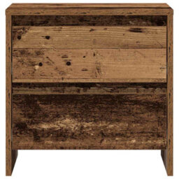 Berkfield Bedside Cabinet 2 Pcs Old Wood 45X34X44,5 Cm Engineered Wood - thumbnail 7