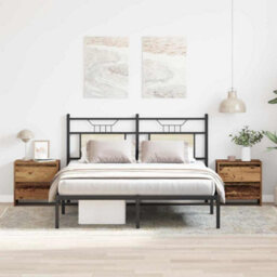 Berkfield Bedside Cabinet 2 Pcs Old Wood 45X34X44,5 Cm Engineered Wood - thumbnail 1