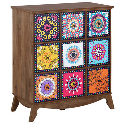 Beliani Boho Sideboard Kuma Multicolour - image 1